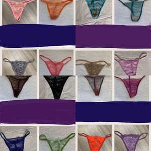 20 Pairs Multipack G-String Bundle